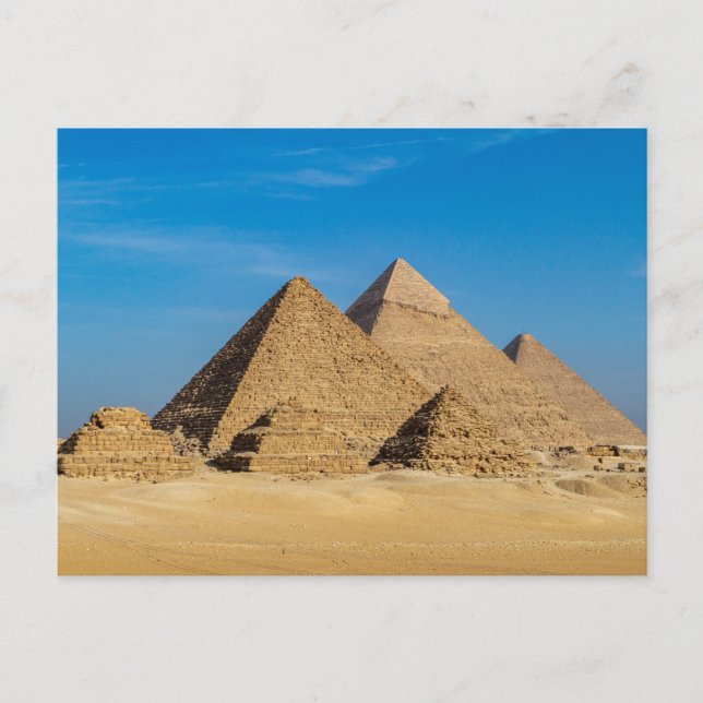 Carte Postale Les Pyramides de Gizeh Post (Devant)