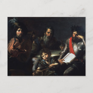Carte Postale Les quatre ans de l'homme, c.1626-7