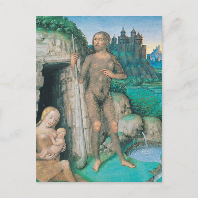 Carte Postale Les quatre conditions de la société : l'État sauva (Devant)