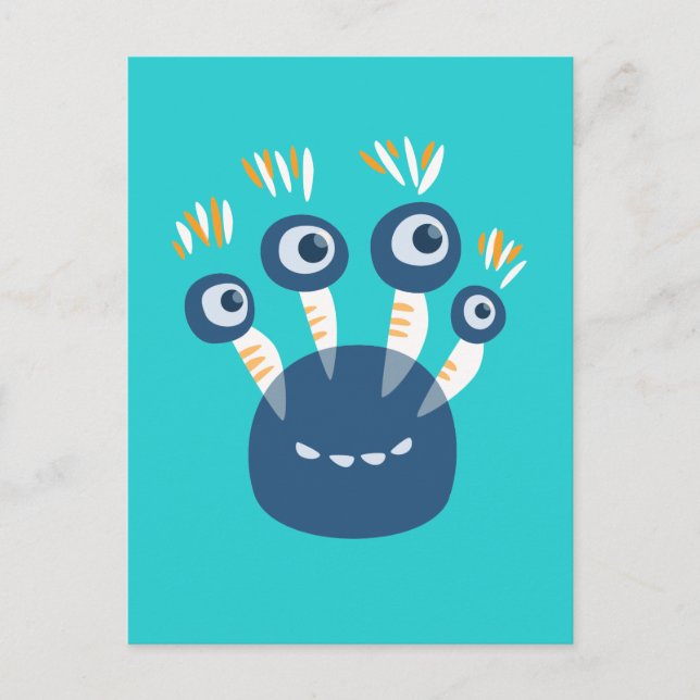 Carte Postale Les Quatre Eye Kids (Devant)
