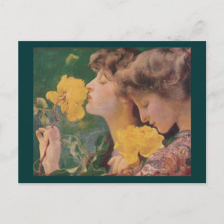 Carte Postale Les quatre Roses de Frant Dvorak