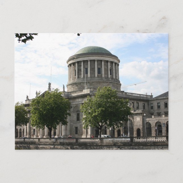 Carte Postale Les Quatre Tribunaux, Dublin, Irlande (Devant)