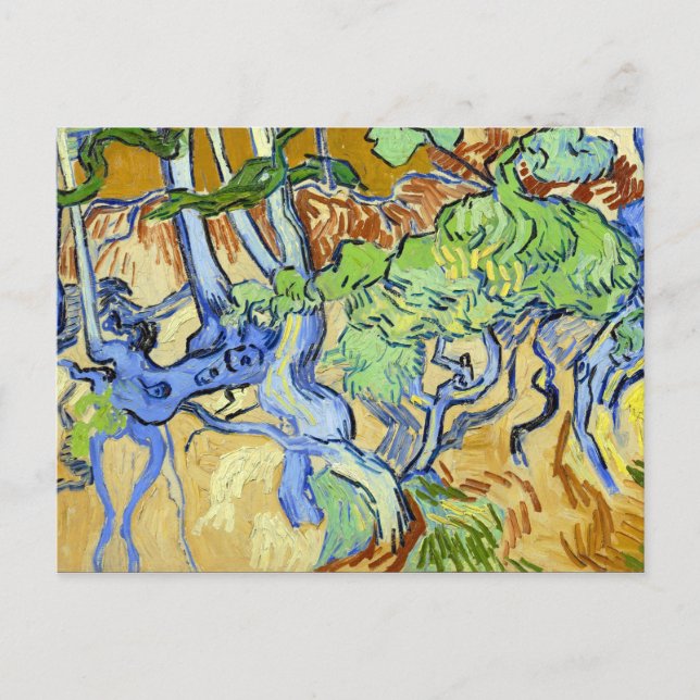 Carte Postale Les racines de Vincent van Gogh Tree (Devant)