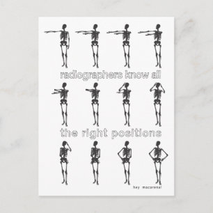 Carte Postale Les Radiographes Connaissent Tous Les Positions Ap