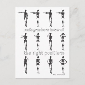 Carte Postale Les Radiographes Connaissent Tous Les Positions Ap