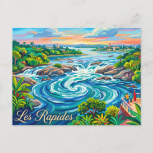 Carte Postale Les Rapides (fleuve Congo) République du Congo