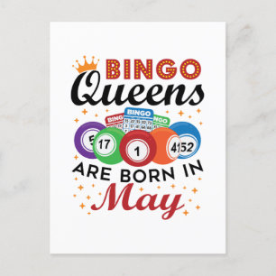 Carte Postale Les Reines de Bingo Naissent en Mai