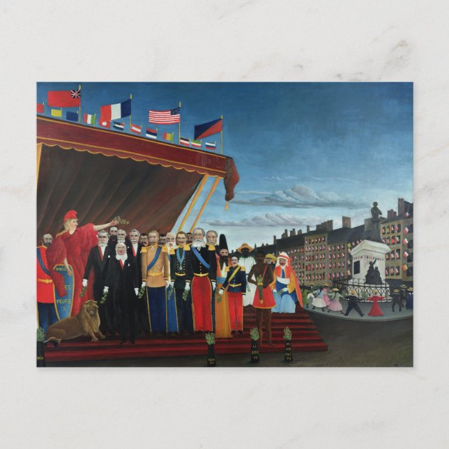 Carte Postale Les représentants des puissances étrangères (Devant)