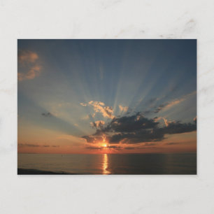 Carte Postale Les rêves de coucher du soleil