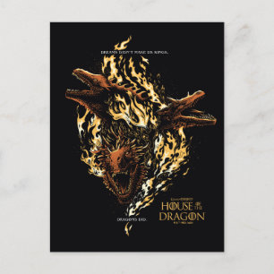 Carte Postale Les rêves ne nous ont pas fait rois. Les dragons, 