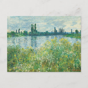 Carte Postale Les rives de la Seine par Monet