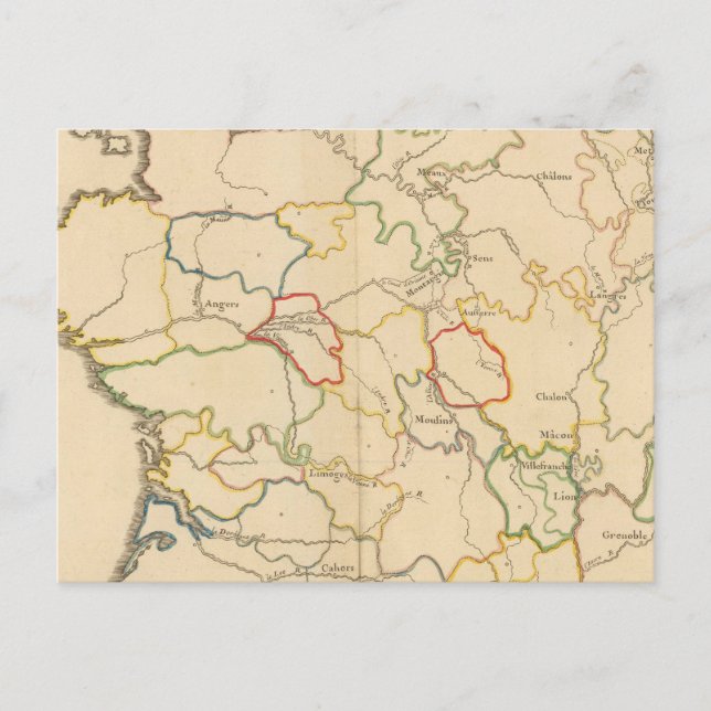 Carte Postale Les rivières France (Devant)