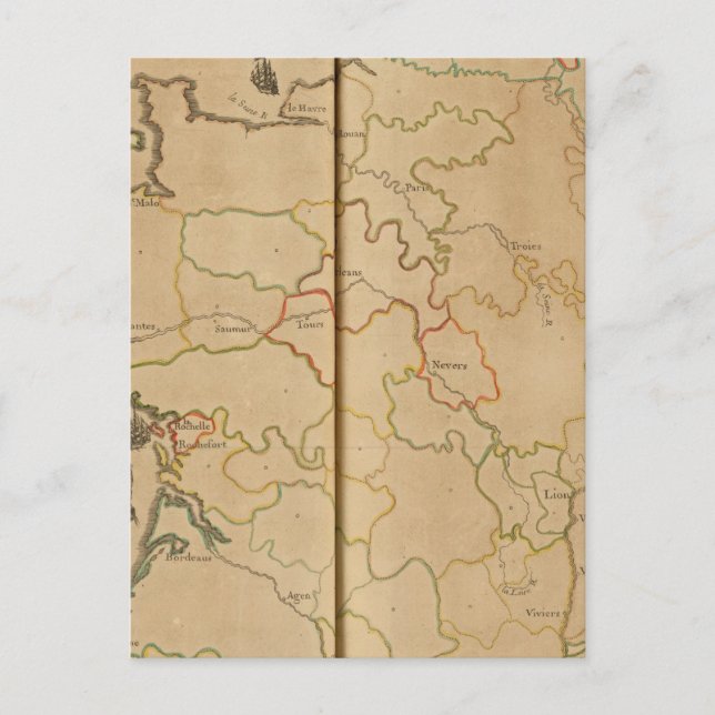 Carte Postale Les rivières France (Devant)