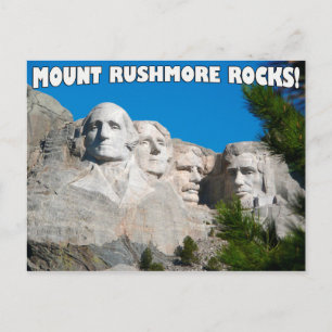 Carte Postale Les Rochers Du Mont Rushmore ! Mont Rushmore, Dako