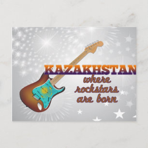 Carte Postale Les Rockstars sont nées au Kazakhstan