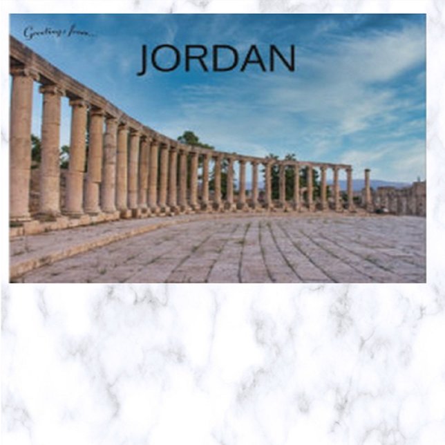 Carte Postale Les Ruines de Jerash Jordanie (Créateur téléchargé)