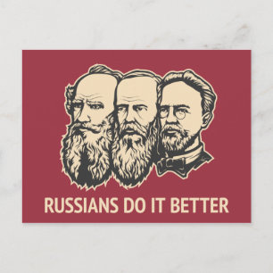 Carte Postale Les Russes le font mieux