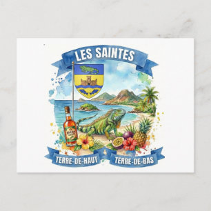 Carte Postale Les Saintes Guadeloupe Souvenir