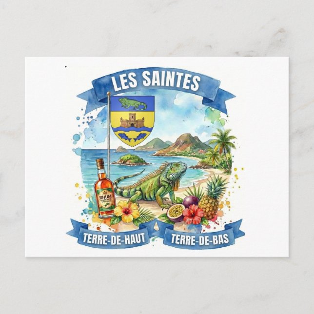 Carte Postale Les Saintes Guadeloupe Souvenir (Devant)