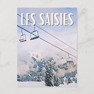Carte Postale Les Saisies Station de ski