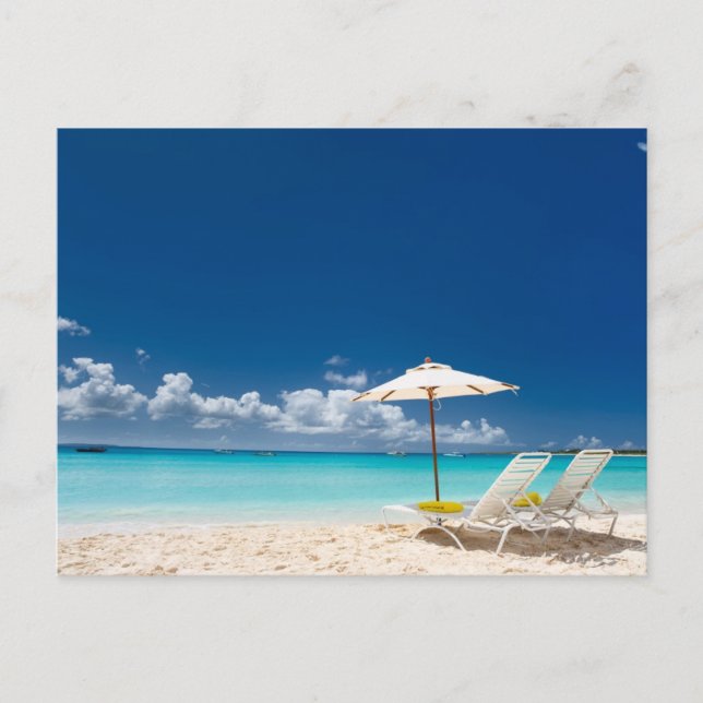 Carte Postale Les salons sur la plage (Devant)