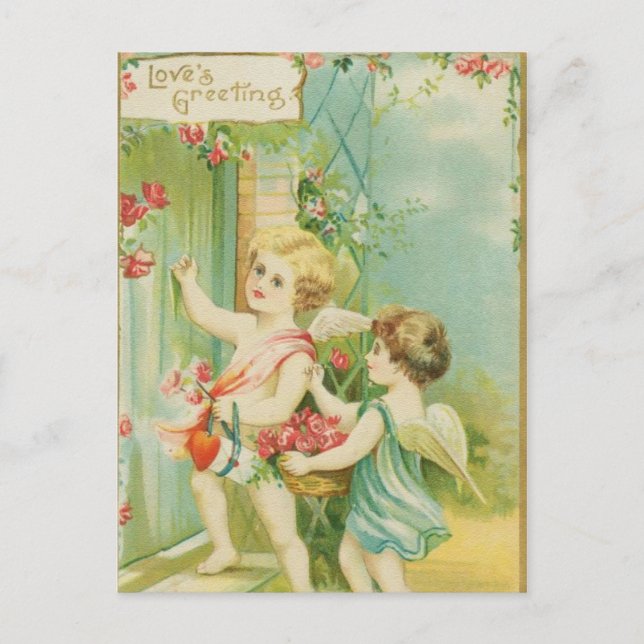 Carte Postale Les salutations de l'amour (Devant)