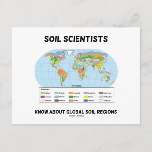 Carte Postale Les Scientifiques Du Sol Connaissent Les Régions M