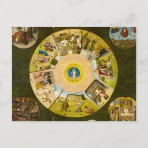 Carte Postale Les sept péchés mortels et les quatre Dernières ch