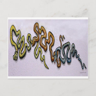 Carte Postale Les serpents
