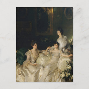 Carte Postale Les sœurs Wyndham par John Singer Sargent