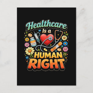 Carte Postale Les soins de santé sont un droit humain