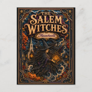 Carte Postale Les Sorcières de Salem Massachusetts Popcut Legend