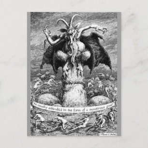 Carte Postale Les sorcières et le diable