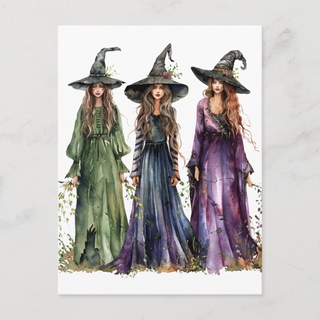 Carte Postale Les Sorcières Trois (Devant)