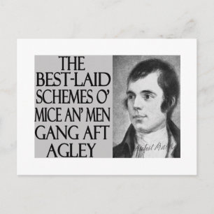 Carte Postale Les souris et les hommes