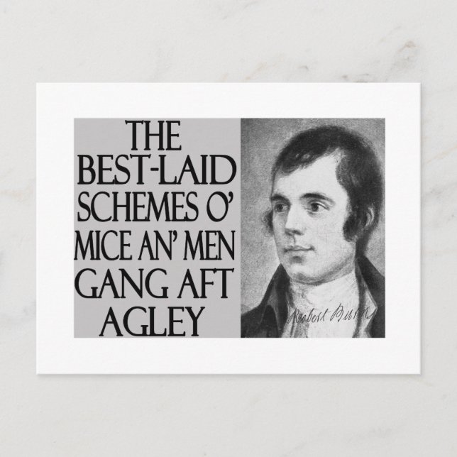 Carte Postale Les souris et les hommes (Devant)