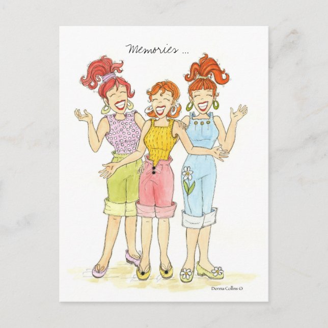 Carte Postale Les souvenirs sont éternels. (Devant)