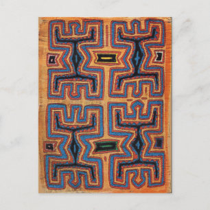 Carte Postale Les spiritueux de canoë indiens Kuna