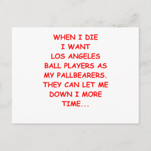 Carte Postale les sports de los angeles