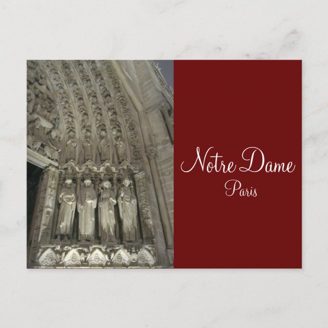 Carte Postale Les Statuts de Notre-Dame (Devant)