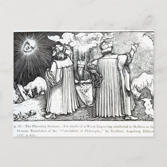 Carte Postale Les systèmes planétaires (Devant)