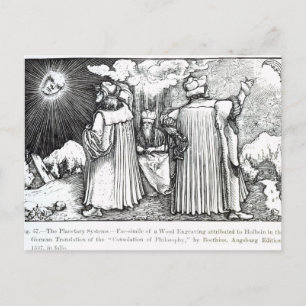 Carte Postale Les systèmes planétaires