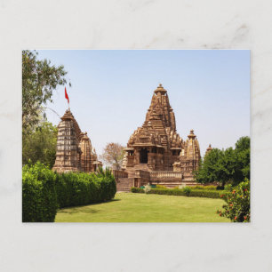 Carte Postale Les temples de Khajuraho dans le Madhya Pradesh, I