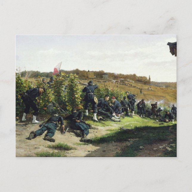 Carte Postale Les Tirailleurs de la Seine (Devant)