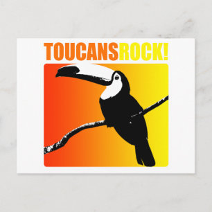 Carte Postale Les toucans rock !