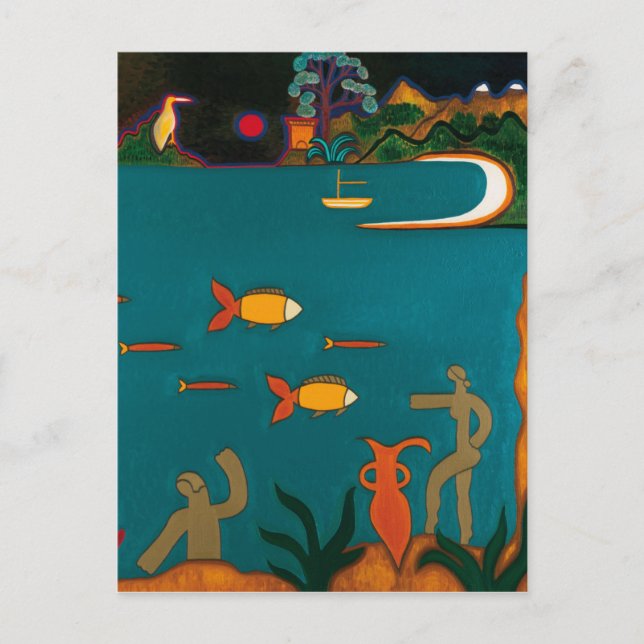 Carte Postale Les Trésors Romaines au Fond de la Mer (Devant)