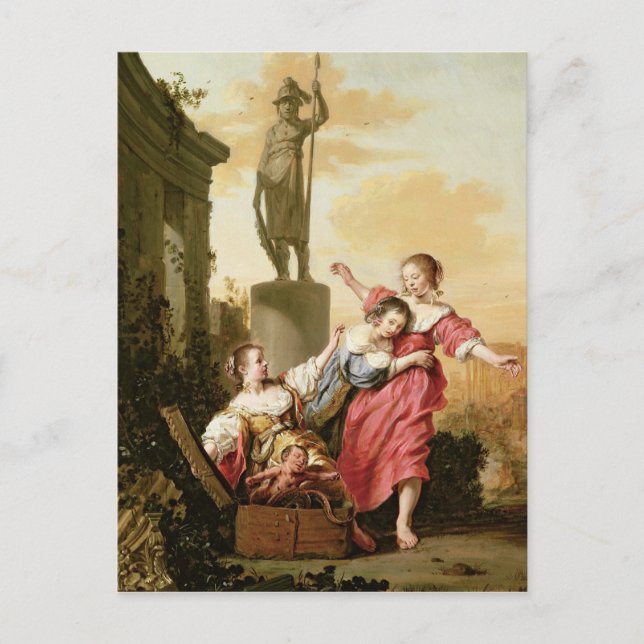 Carte Postale Les Trois Filles des Cecrops (Devant)
