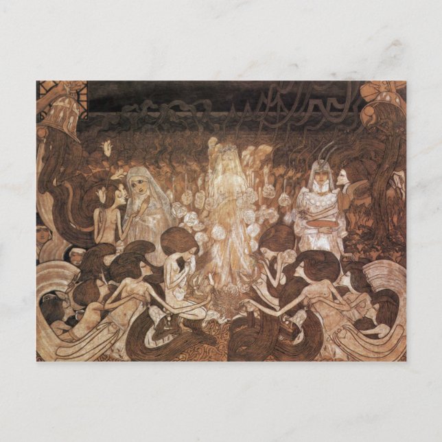 Carte Postale Les Trois Mariées De Toorop Jan (Meilleure Qualité (Devant)