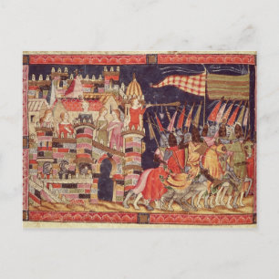 Carte Postale Les Trojans partent pour la bataille