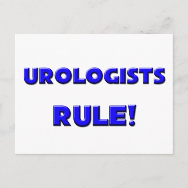 Carte Postale Les urologues règnent ! (Devant)